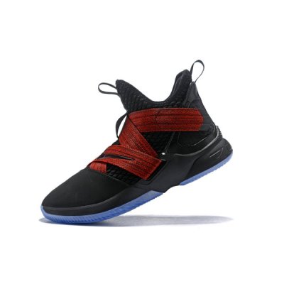 Nike Erkek Lebron Soldier 12 Kırmızı / Siyah Basketbol Ayakkabısı Türkiye - 2CHZ2YWH